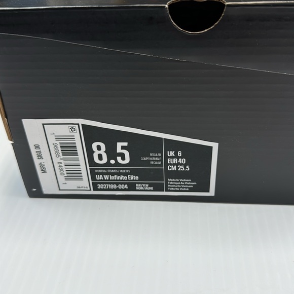 Under Armour Infinite Elite Women’s Size 8.5 New in Box!! - Picture 7 of 7